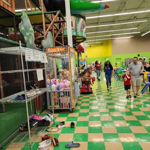 the inside of the store