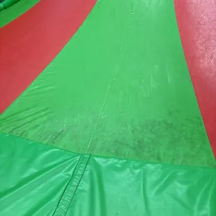 Bottom of slide was sticky and dirty