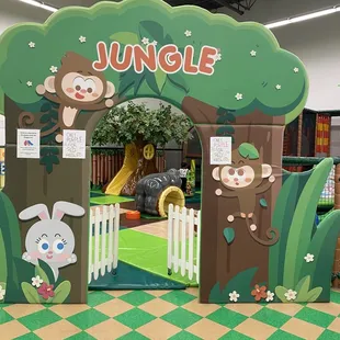 Toddler play entrance