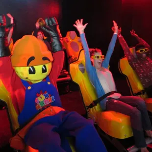 NEW XD Theater at FUNWORKS!  The ultimate motion simulated thrill ride  with real time 3D stereoscopic graphics.
