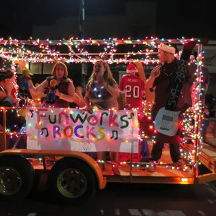 Funworks at the Christmas Parade
