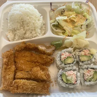 Tempura California Roll Bento Box