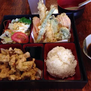 Sashimi Tempura Bento Box