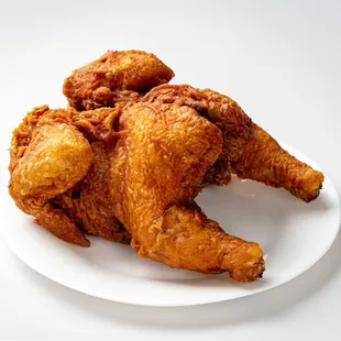 Old Fashion Fried Chicken: Traditional Korean Style Fried Chicken comes as a whole uncut fried chicken.