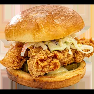 Original Furai Sandwich: 2 tenders, coleslaw, &amp; pickles.