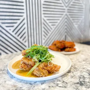 7. Soy Garlic Furai Chicken half chicken 2. Sweet and Spicy Furai Chicken 10 piece wings