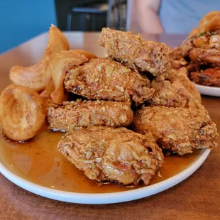 Soy Garlic Korean fried chicken: Incredibly crispy and juicy!