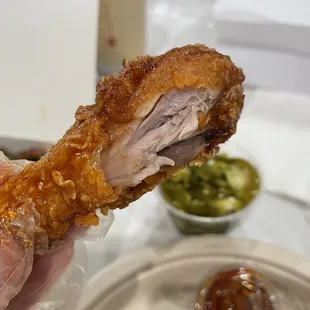 Eat chicken with gloves! You'll thank me!