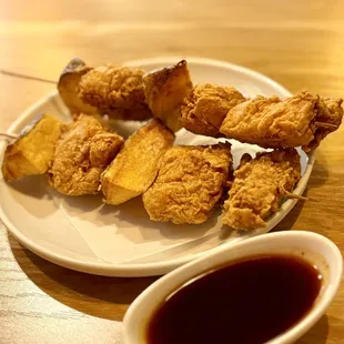 Chicken Skewers.