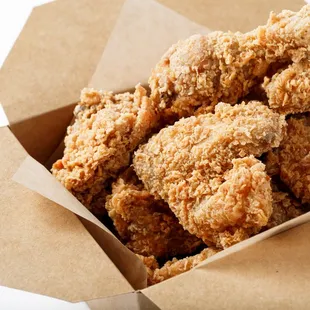a box of fried chicken