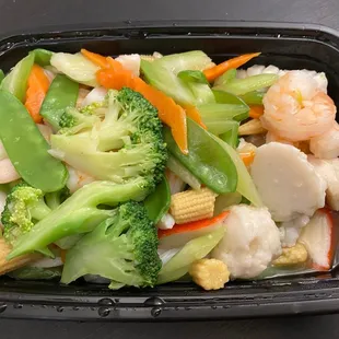 Seafood Combination with Vegetables