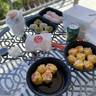 Lobster Shu Mai with Lobster Shu Mai Har Gow XLB Soup Dumpling Chili Shrimp Wontons