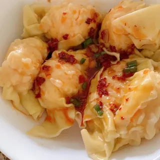 Chili Shrimp Wontons