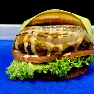 The Helen Roper burger coming soon to our menu- Furley's version of the In N out burger with that magical spread