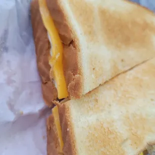 Egg and cheese sandwich