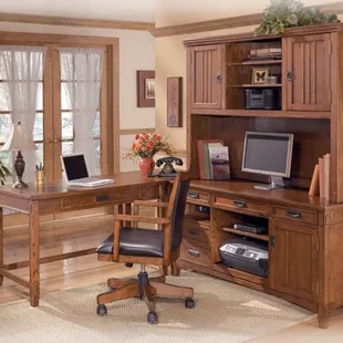 Mission Style Home Office