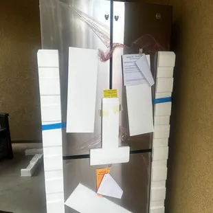 GE stainless steel refrigerator