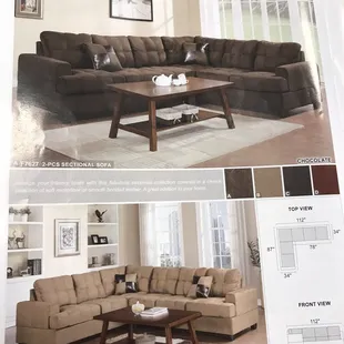 Ordered the lighter one at the bottom but got the darker one on the top instead.