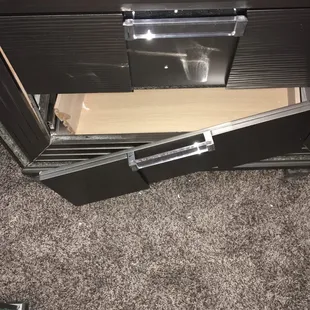 Night stand broken and other pieces were damaged.