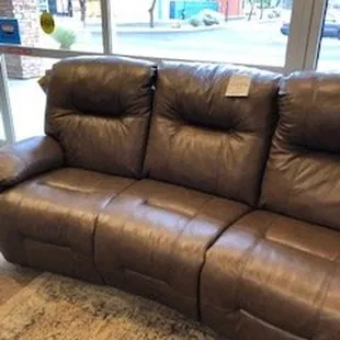 One of. the recliner sofas