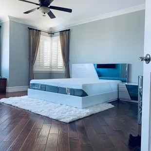 King size bedroom set plus nightstand from catalog