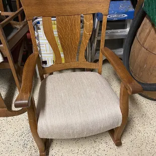 Oak rocker