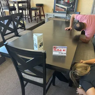 Bro Jim getting down helping us