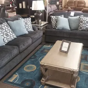 Sofa and loveseat