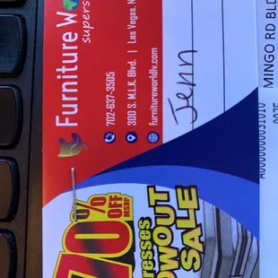 Business card
