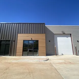 Our newly constructed flex space to house our people, vans, and pets! Expect more in 2023!