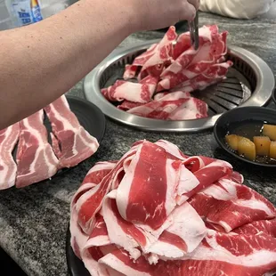 Big table , big briskets !