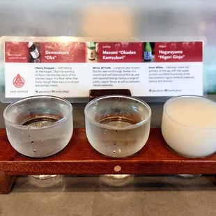 TGIF Yelpers, my sake sampler!