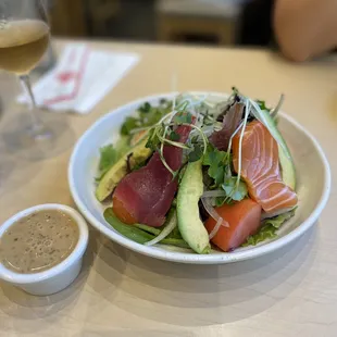 Sashimi salad. Delicious!!