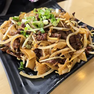 Beef chow fun