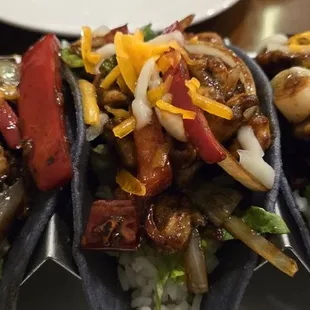 Kung Pao Chicken Tacos