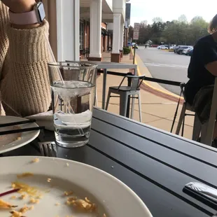 a plate of food on a table