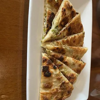 Flaky Pan Fried Scallion Pancake