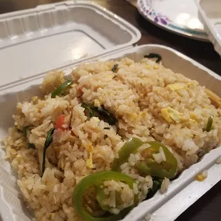 Thai Fried Rice with Pineapple and Jalapenos