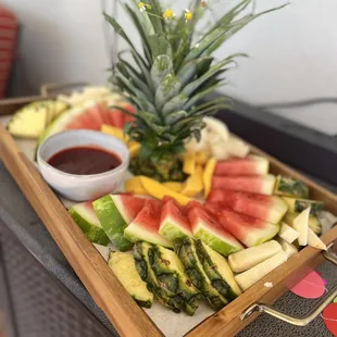 Delicious fruit platter