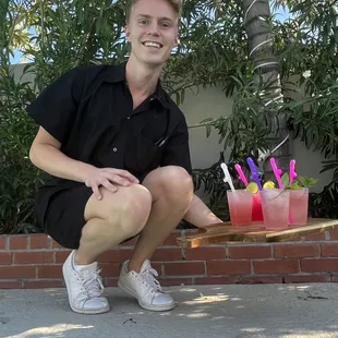 Pool side service for the bachelorette