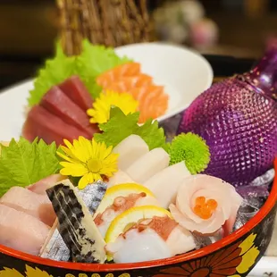 sushi and sashimi, sushi, food, sashimi
