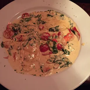 lobster ravioli (appetizer big enough for an entrée)