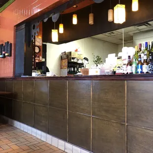 Take out order counter
