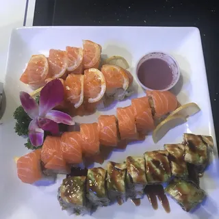 F6. Salmon Lemon Cut Roll