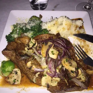 Ribeye steak with the works!