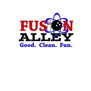 the logo for fusion alley
