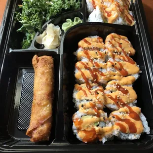 Spicy Roll Bento