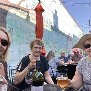 Enjoying the patio on a beautiful summer evening!
