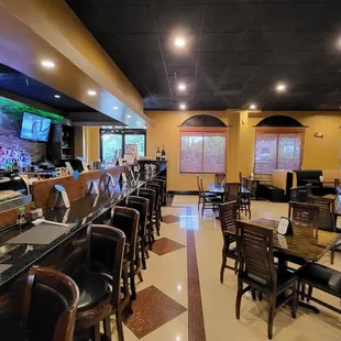the interior of a restaurant