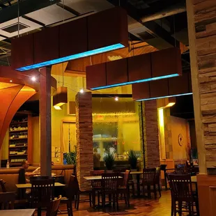 the interior of a restaurant